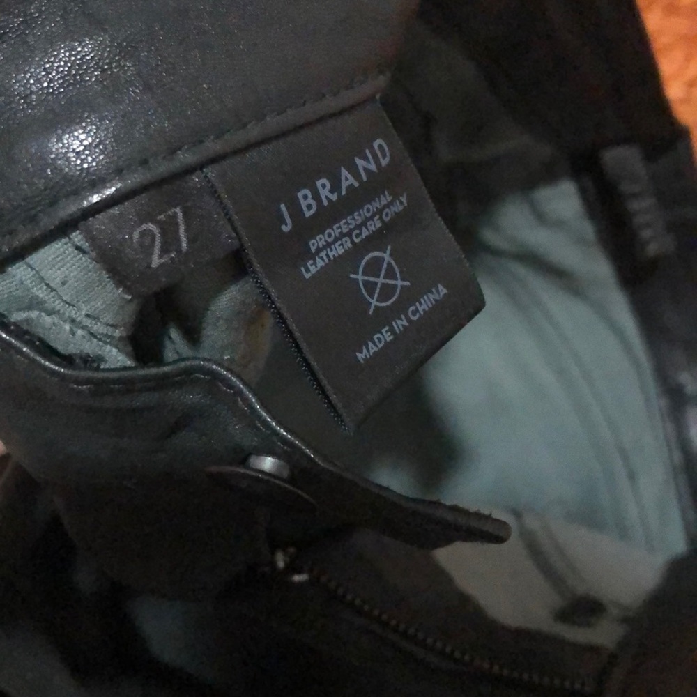 J Brand Ankle ZIP Leather Pants